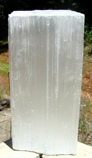 Selenite Log - Extra Large - 15 Lbs - 10 Inches Tall - - Don 
