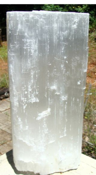 Selenite Log - EXTRA LARGE - 15 lbs - 10 inches tall - - Don ' t Miss This One 2
