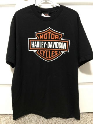 Vintage Harley - Davidson Motorcycle Big Logo Legacy T - Shirt Size Xl Usa