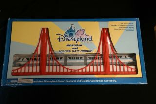 Disney California Adventure " Monorail And Golden Gate " Play Set