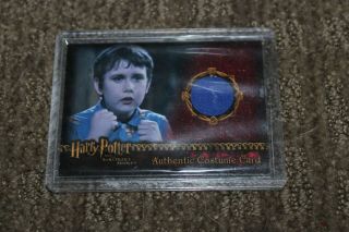 Neville Longbottom Authentic Costume Card Harry Potter & The Sorcerer 