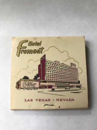 Matchbook Hotel Fremont and Casino Las Vegas Nevada Vintage Travel Souvenir 2