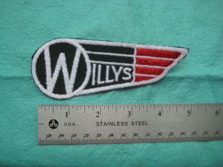 Vintage Willys Wing Gasser Racing Approved Service Dealer Uniform Hat Patch