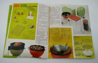 3 Vintage Weber Stephen 1972 Covered Barbecue Kettles Grill Brochure Catalogs 7