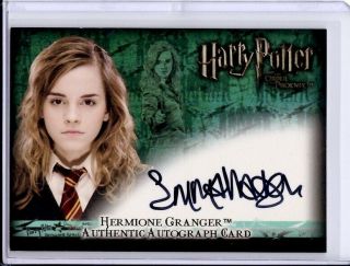Harry Potter Order Phoenix Emma Watson As Hermione Granger Autograph Card Auto