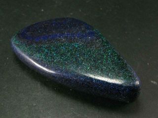 Fine Black Opal Piece From Australia - 3.  2 "