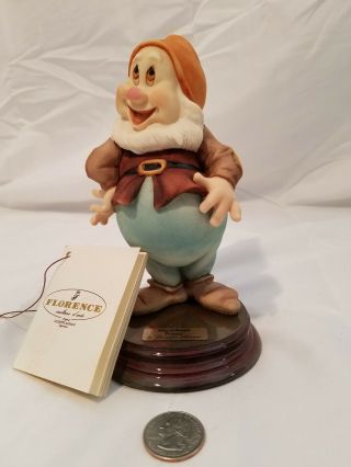 Giuseppe Armani Disney Snow White and the Seven Dwarfs Figurines Set w/Boxes NM 5