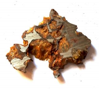 Imilac Meteorite,  Chile,  Pallasite Complete Slice 13.  5 Grams
