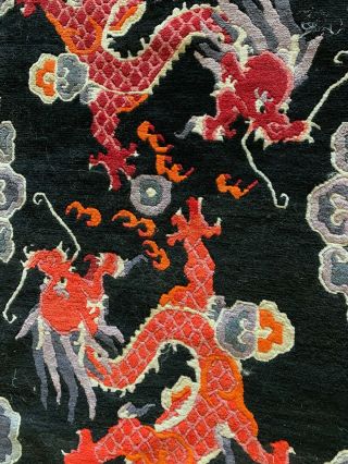 Tibetan Dragon Prayer Rug