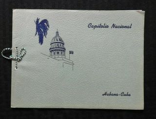 1930 " National Capitol Capitolio Nacional " Havana Habana Cuba Photo Book