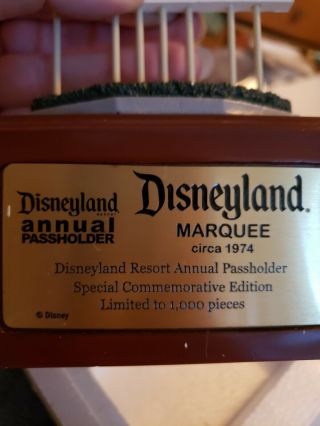 olszewski disneyland main street Disneyland sign anual passholder limited. 3