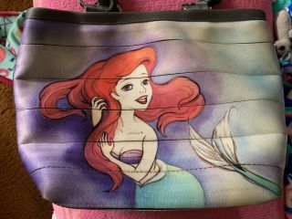 Disney Harveys Ariel Good Vs Evil Seatbelt Bag Little Mermaid Euc 6 Seatbelts