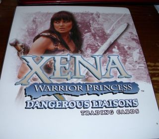 Xena Dangerous Liaisons Archive Box 16065 Binder Closing Store Within Year