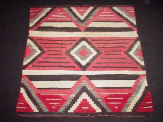 Navajo Chiefs Blanket 19th Century Native Worn