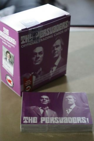 The Persuaders Roger Moore & Tony Curtis Trading Cards Base Card Set