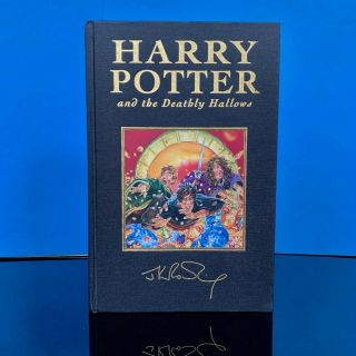 Harry Potter And The Deathly Hallows Deluxe Uk First Edition Hardback Book