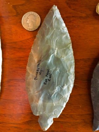 Arrowheads & Native American Artifacts - Clovis Point,  Effigy,  Paint Pot,  etc. 10