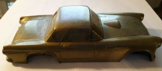 Vintage Brass Car 1955 Plate
