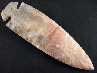 Fine Authentic 5 1/8  Collector Grade 10 Indiana Dovetail Point Arrowheads 5