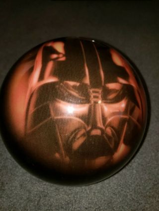 Star Wars Undrilled Bowling Brunswick Viz A Ball Darth Vader