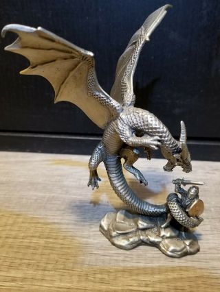 Rawcliffe Pewter Diorama (dragon Slayer)