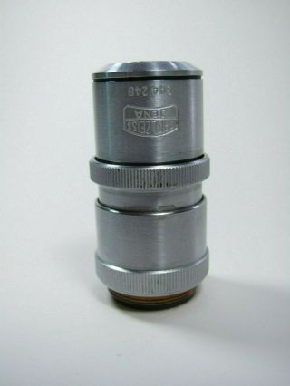 Lens apochromat HI 100/1,  32 Carl Zeiss microscope lens objective jena rare 2