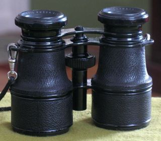 Vintage Emil Busch Binoculars with Case Made in Germany Thomsen Optiker Hamburg 7