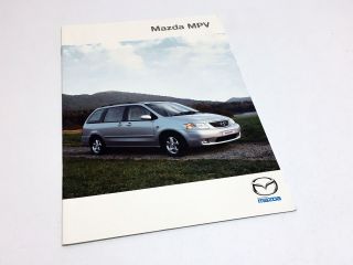 2000 Mazda Mpv Brochure - French