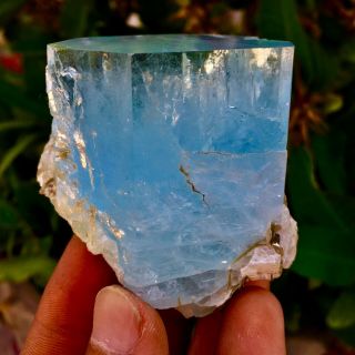 WoW 1234 C.  T Top Class Damage Terminated Blue Color Aquamarine Crystal 4