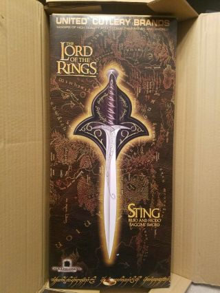 Lotr Lord Of The Rings United Cutlery Sting Sword Frodo Baggins