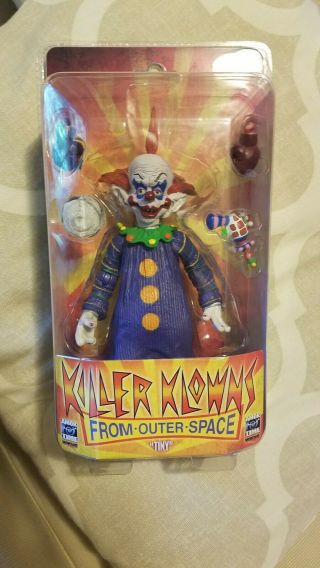 Amok Time Killer Klowns From Outer Space " Tiny " Deluxe Action Figure Nib