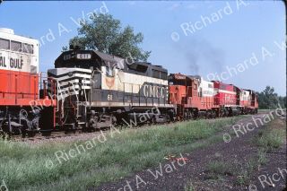 Icg Train Slides (2),  Locomotives,  Springfield,  Il 1977