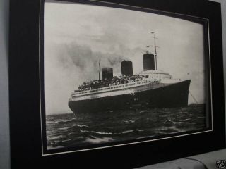 1935 Normandie Steamship York Harbor Exhibit