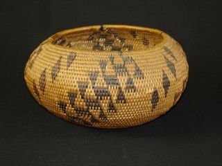 Washoe Degikup Shaped Basket,  Native American Indian,  C.  1920