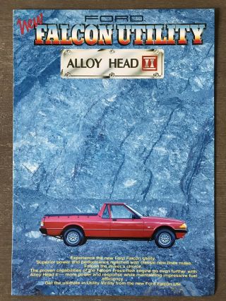1983 Ford Falcon Utility Zealand Sales Brochure