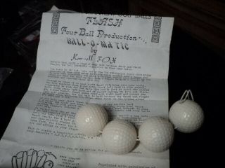 Vintage & Scarce House Of Fakini 4 Golf Ball Finale Ballomatic