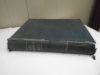 1871 Bound Volume The Graphic Illustrated Weekly Newspaper 2