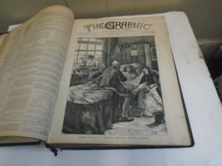 1871 Bound Volume The Graphic Illustrated Weekly Newspaper 4