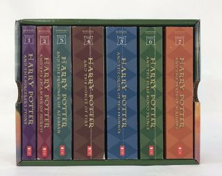 Harry Potter Paper Back Box Book Set 1 - 7 The Complete Series J K Rowling