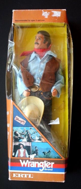 Authentic Wrangler Brand Rodeo Cowboy Male Figure 11 1/2 " 280 1980 