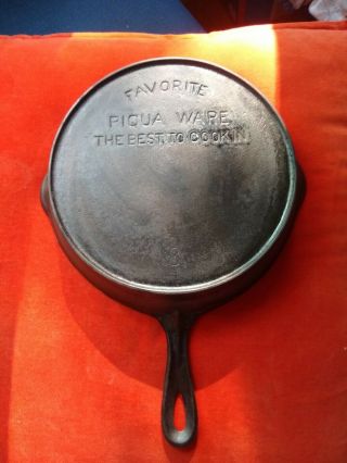 Old Antique Cast Iron Favorite Piqua Ware Cast Iron Skillet The Best To Cook In