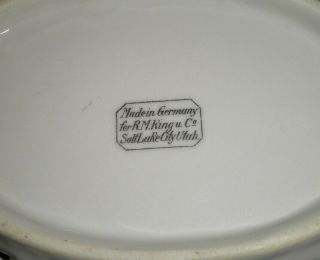 Circa 1900 Bone China Souvenir Dish Mormon Temple Block S.  L.  C. 3