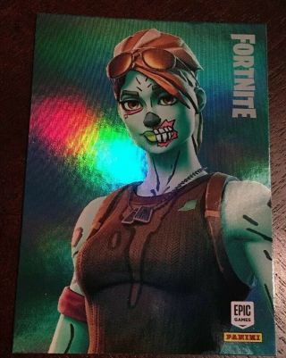 2019 Fortnite By Panini Holo Foil 214 Ghoul Trooper Epic Outfit Trading Card