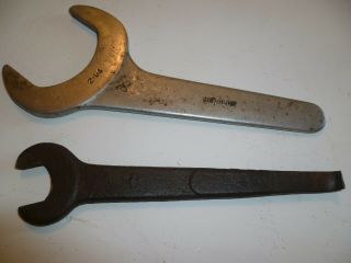 Two Vintage Single End Wrenchs.  Bonney 1272 Very Good