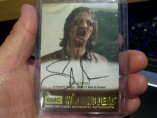 Walking Dead Season 4 Gold 25 Made Autograph Auto Greg Nicotero