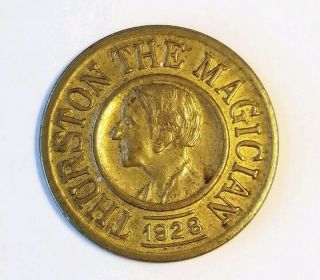 1928 Thurston The Magician Token Medal Good Luck Charm