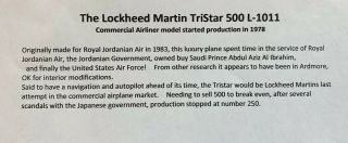 Jump Seat Flight Attendant Folding Chair 1983 Lockheed Martin Tristar 500 L1011 4