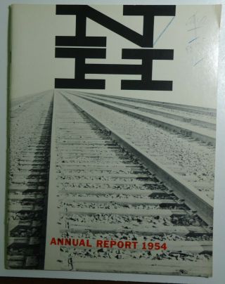 York Haven And Hartford Railroad 1954 Annual Report