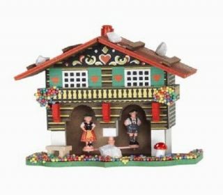 German Weather House With Bavarian Couple Made In Germany Weatherhouse