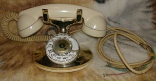 Western Electric 202 F - 4 Art Deco Antique Telephone